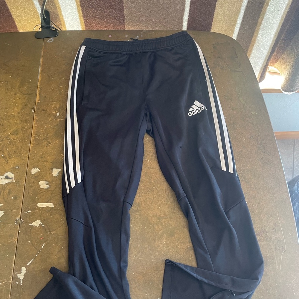 Adidas Kids Black Track Pants